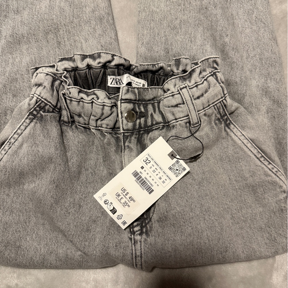 Zara denim pants size 0